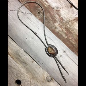 Bolo tie picture jasper lucky horseshoe